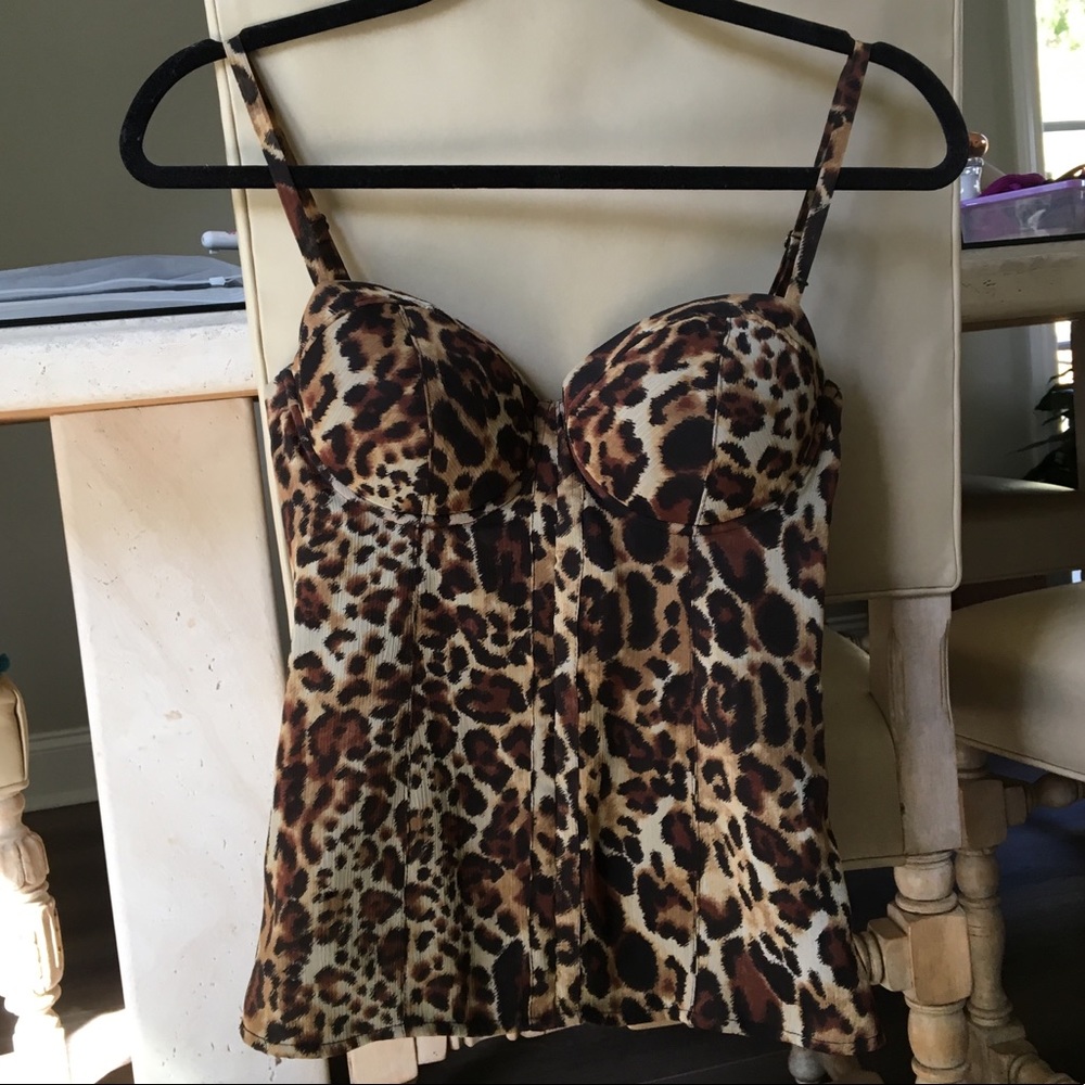 Guess bustier top, leopard print - Super sexy